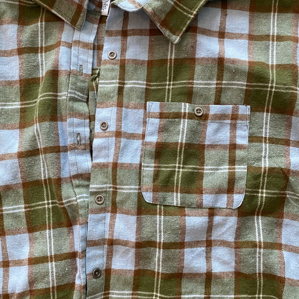 Plaid Crop Top - Picture 3 of 4